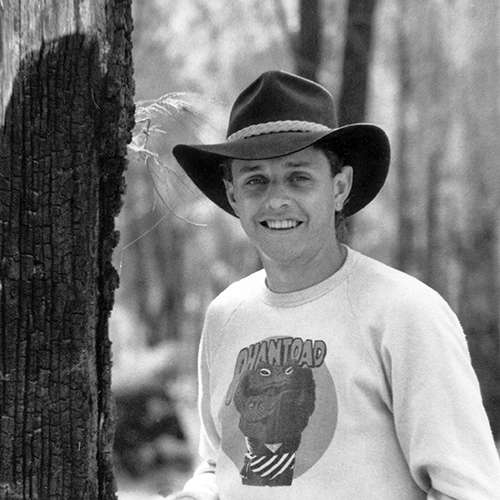 The author in Central Queensland near Carnarvon Gorge in 1984 wearing the Akubra hat and standing next to a large tree The author in Central Queensland near Carnarvon Gorge in 1984, wearing the Akubra hat and standing next to a large tree